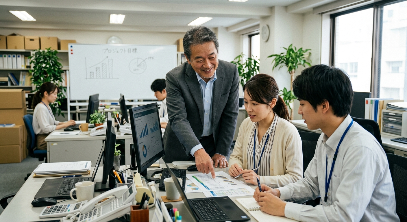 現場での伴走支援の様子
